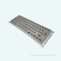 Braillova kovová klávesnice a dotyková podložka